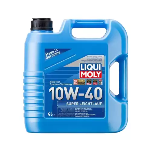 LIQUI MOLY Liqui Moly 10W-40 Motor Yağı Sentetik Süper Leichtlauf 4 Lt 9504