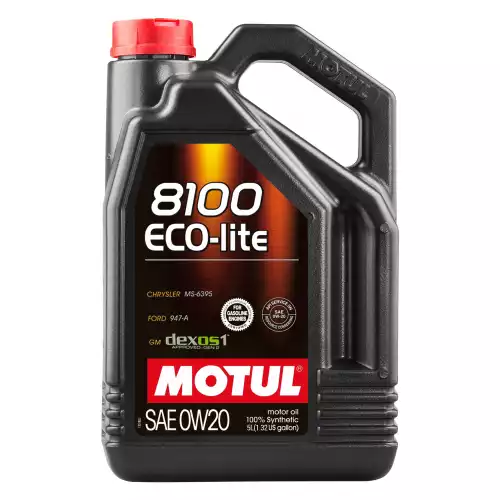 MOTUL Motul Eco Lite 8100 0W-20 5 Lt 108536