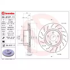 BREMBO Ön Fren Diski Takım 09.8127.11-09812711