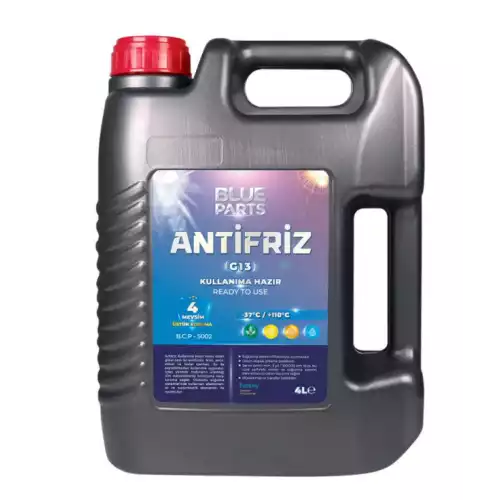 BLUEPARTS Antifiriz Kırmızı 37C 4 Lt BCP-5002