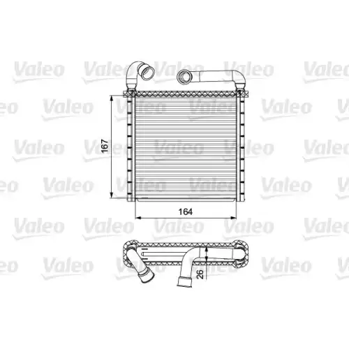 VALEO Kalorifer Radyatörü 811506