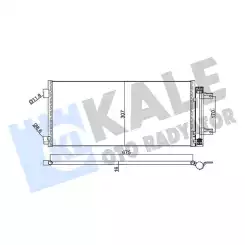 KALE Klima Radyatörü Kondanser 354885