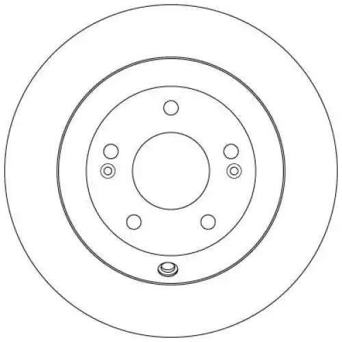 TRW Arka Fren Diski Düz DF7996