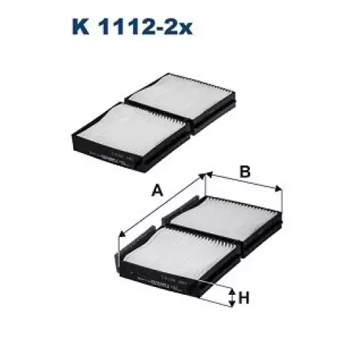 FILTRON Polen Filtre 2Li K1112-2x