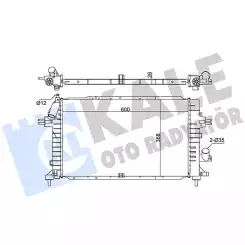 KALE Motor Su Radyatörü 371300