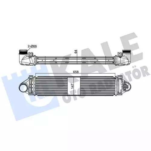 KALE Turbo Radyatörü İntercooler 345155