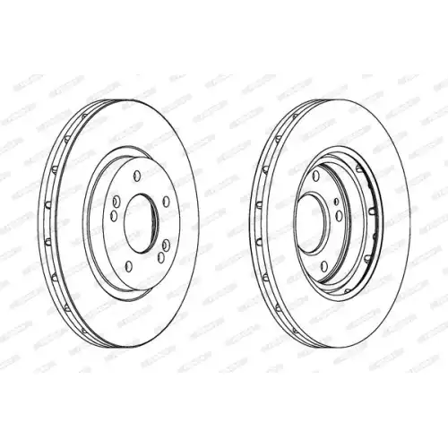 FERODO Ön Fren Diski Havalı (294 5) DDF1292
