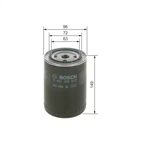 BOSCH Yağ Filtre 0451203012