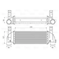 VALEO Turbo İntercool radyatörü 818353