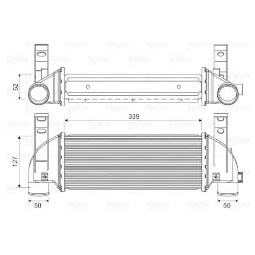 VALEO Turbo İntercool radyatörü 818353