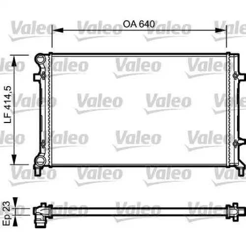 VALEO Motor Su Radyatörü Brazing Manuel 734332