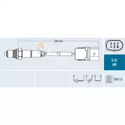 FAE Lambda Oksijen Sensörü Ön FAE 75014