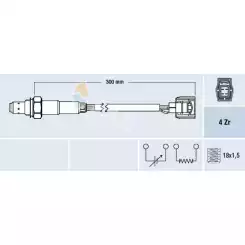 FAE Lambda Oksijen Sensörü Ön FAE 77585