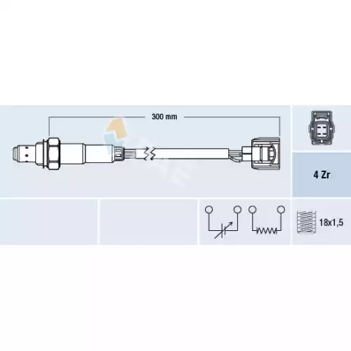 FAE Lambda Oksijen Sensörü Ön FAE 77585