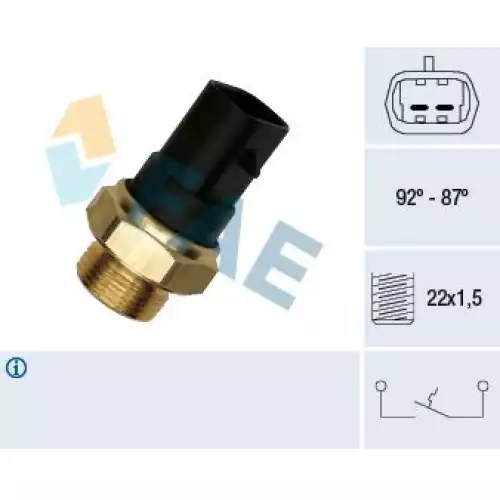 FAE Fan Müşürü 87 °C-92 °C FAE 37220