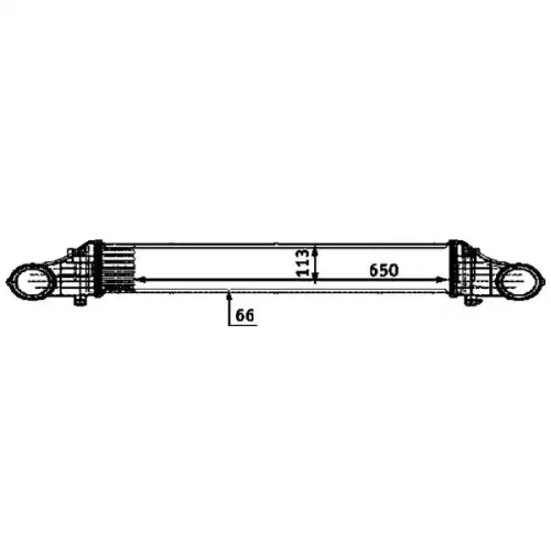 MAHLE Turbo İntercool radyatörü CI69000P