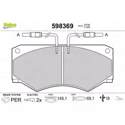 VALEO Ön Fren Balatası Tk 598369