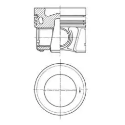 KOLBENSCHMIDT Motor Piston 81.00mm 41647600