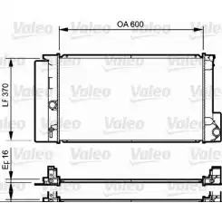 VALEO Motor Su Radyatörü 735250