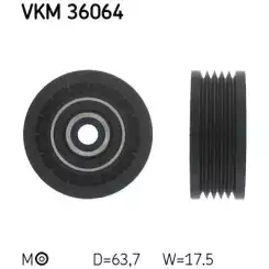 SKF V Kayış Gergi Rulmanı VKM36064