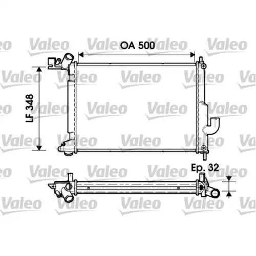 VALEO Motor Su Radyatörü 732349