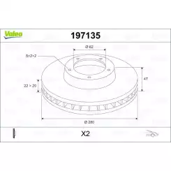 VALEO Ön Fren Diski Takım 197135