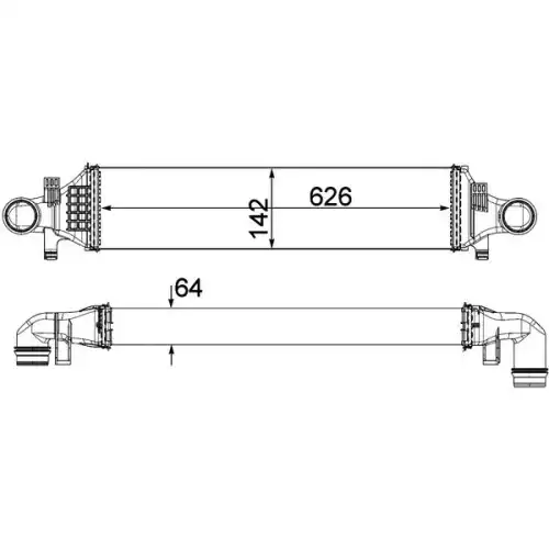 MAHLE Turbo İntercool radyatörü CI479000P