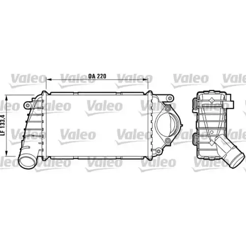 VALEO Turbo İntercooler Radyatörü 817486