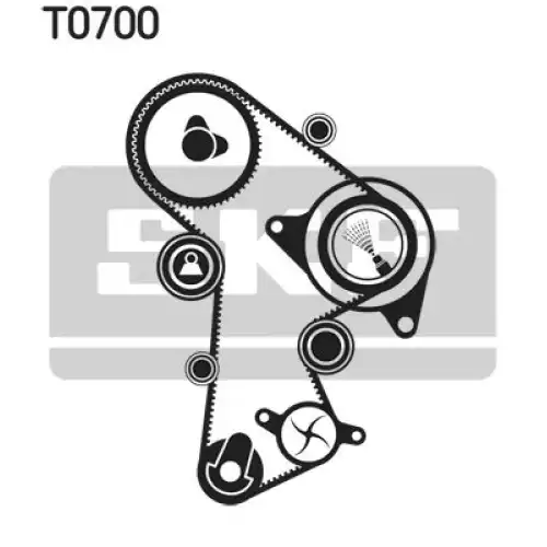 SKF Eksantrik Triger Kayış Seti VKMA01263