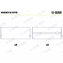 GLYCO ANA YATAK STD H1057/5 STD