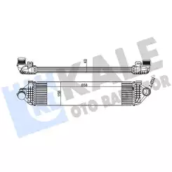 KALE Turbo Radyatörü Intercooler 344925