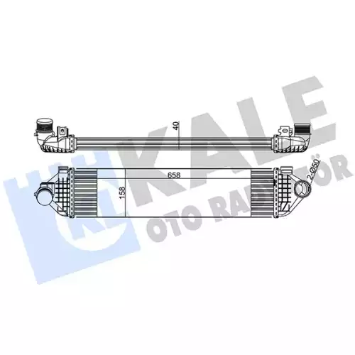 KALE Turbo Radyatörü Intercooler 344925