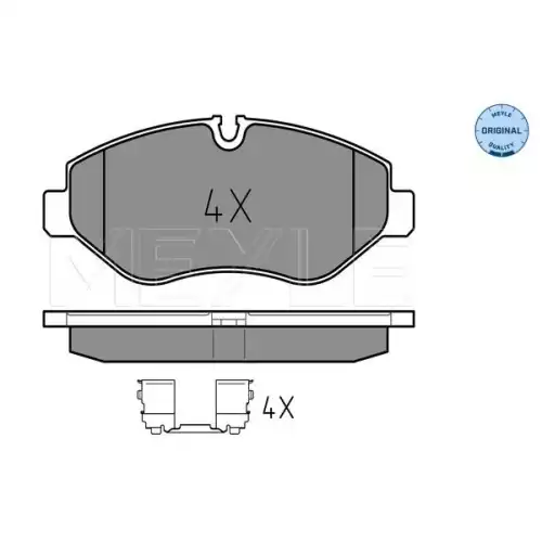 MEYLE Ön Fren Balatası 0252919220