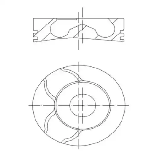 MAHLE Motor Pistonu 89.00mm 0010100