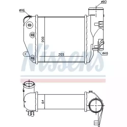NISSENS Turbo İntercool Radyatörü Sağ 96417