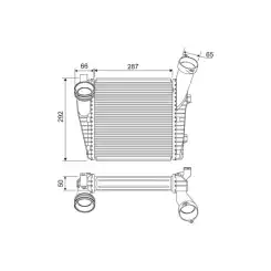 VALEO Turbo İntercooler Radyatörü 818815