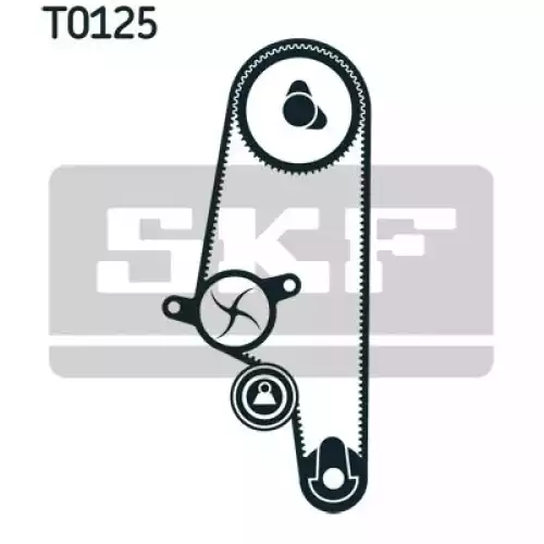 SKF Eksantrik Kayış Triger Seti VKMA01110