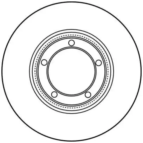 TRW Ön Fren Diski Havalı 253.5mm DF3119