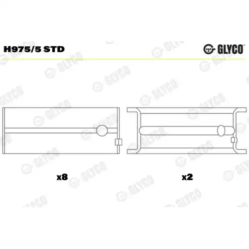 GLYCO Ana Yatak H9755 STD