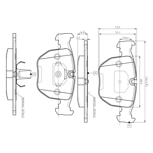 BOSCH Ön Fren Balatası Tk 0986TB2292