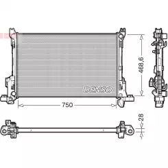 DENSO Motor Su Radyatörü DRM09174