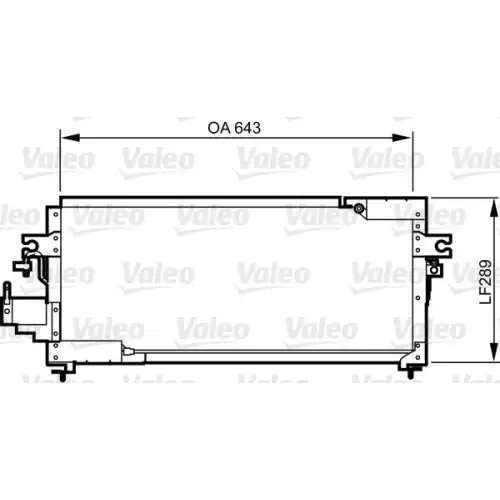 VALEO Klima Radyatörü Kondenser 814275