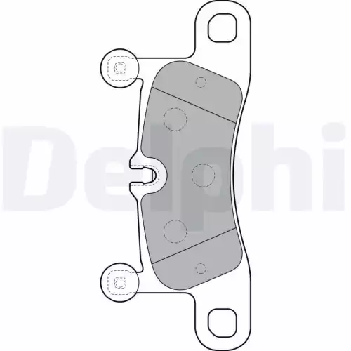 DELPHI Arka Fren Balatası Tk LP2233