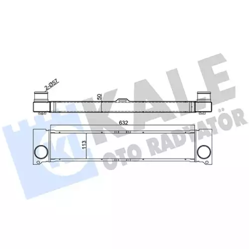 KALE Turbo Radyatörü İntercooler 348000