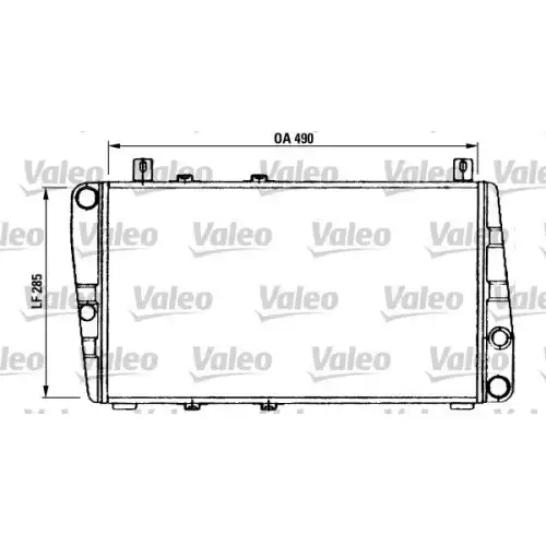 VALEO Motor Su Radyatörü 730375