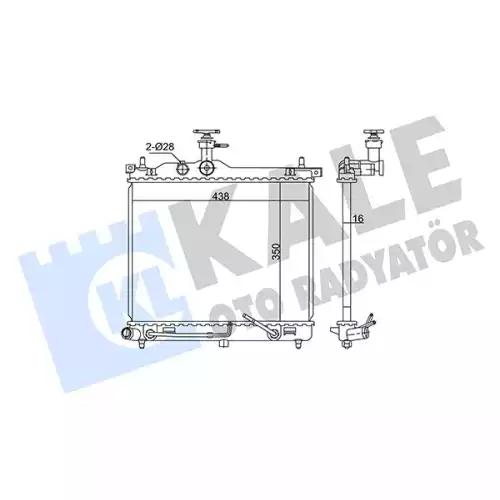 KALE Motor Su Radyatörü 341970