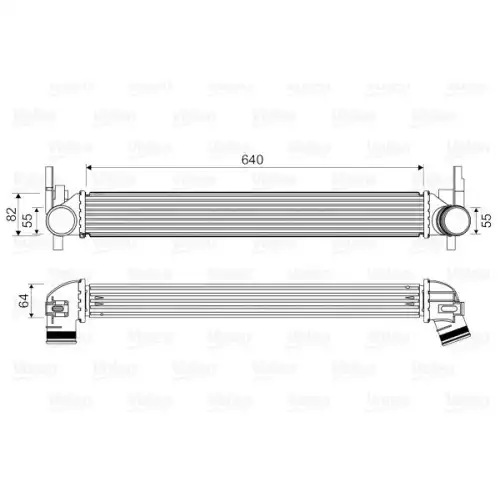 VALEO Turbo İntercool radyatörü 818574