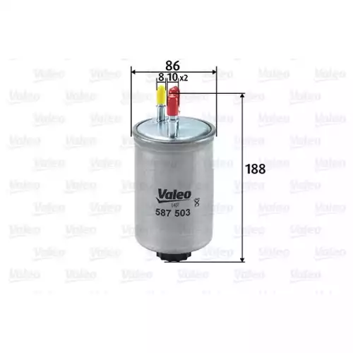 VALEO Yakıt Filtresi Mazot 587503