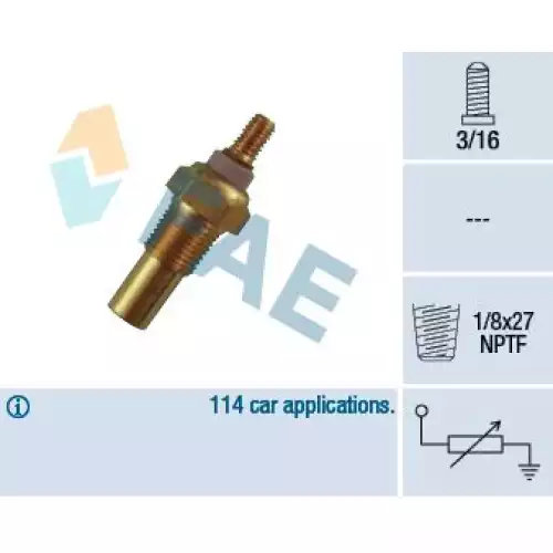 FAE Su Sıcaklık Hararet Müşürü FAE 32190