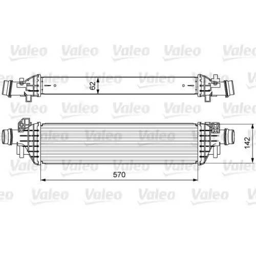 VALEO Turbo İntercool radyatörü 818628